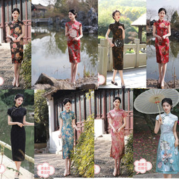 Large improvement of the girl's cheongsam 2022 spring summer and autumn new composite lace embroidered daily leisure fashion dress