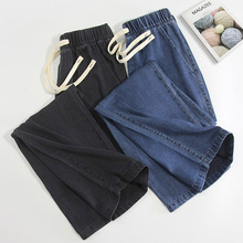 Loose and thin denim denim for spring and summer wear