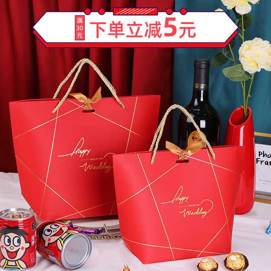 结婚纸袋批发 结婚纸袋推荐 结婚纸袋包装 设计 淘宝海外