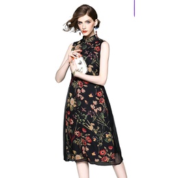 Neixin makes you wear a beautiful personalized private custom 34475 elegant retro cheongsam improvement mid-length