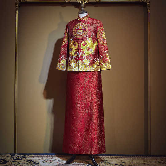 新郎结婚礼服敬酒服租借 新郎结婚礼服敬酒服店 新郎结婚礼服敬酒服出租 图片 淘宝海外