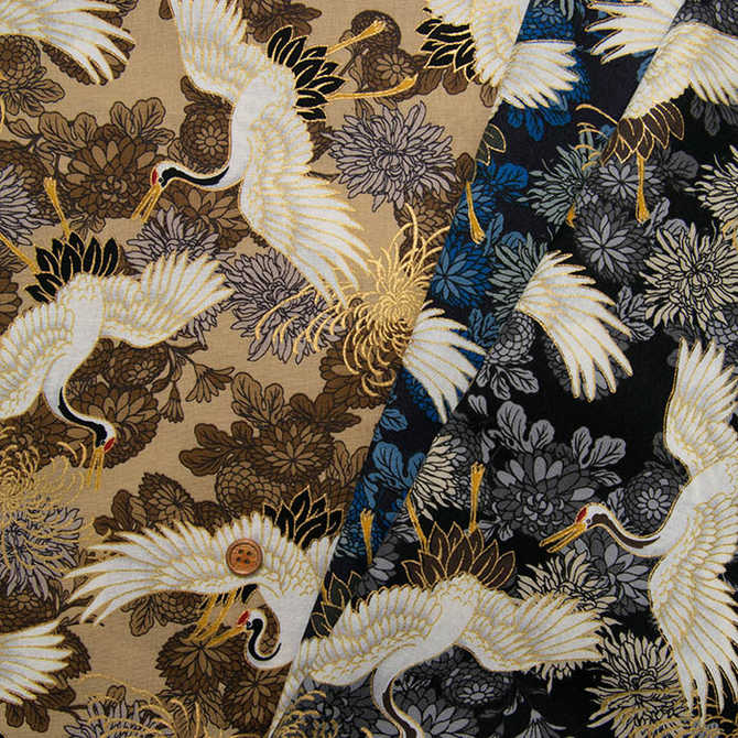 和风仙鹤布料 新人首单优惠推荐 21年3月 淘宝海外