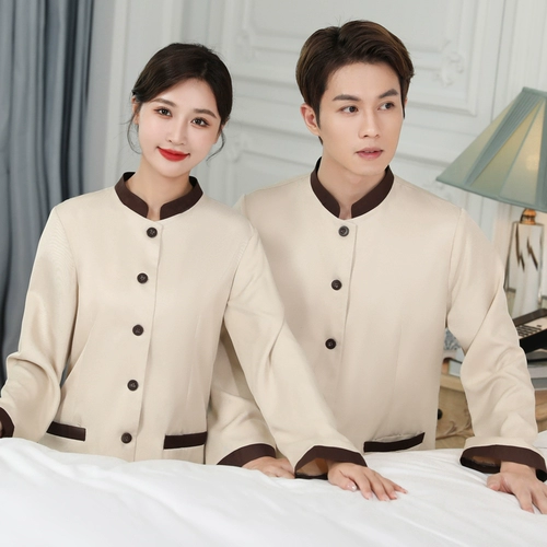 Отель и гостевая комната гостя и общественная недвижимость больницы PA чистящая чистящая чистка обслуживание работы Весна и осенние сингл -много длинных рукавов