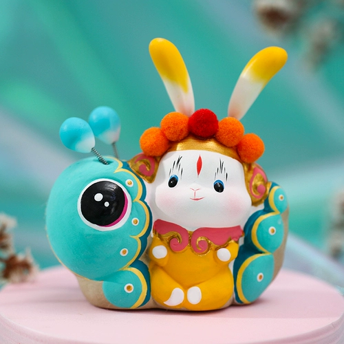 Jiutu fang beijing кролик lao lao plays with blind box gifts wears ручной работы