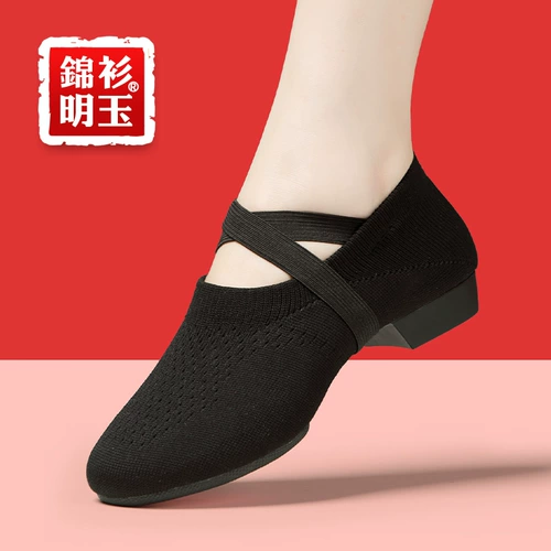 Танцевальная обувь женская взрослая для взрослых в четырех сезонах танцевальные туфли на открытом воздухе танцевальные туфли на открытом воздухе