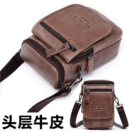 Кожаный мобильный телефон, поясная сумка, универсальный ремень, дорожная сумка на одно плечо для отдыха, цвет, 6 дюймов, 7 дюймов, из натуральной кожи