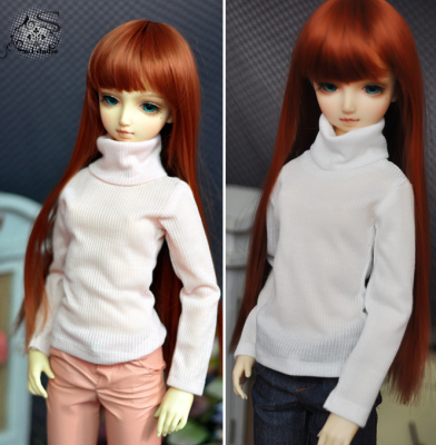 taobao agent Crown Store M3 Studio BJD baby clothes 4 points 3 points, high collar bottom shirt