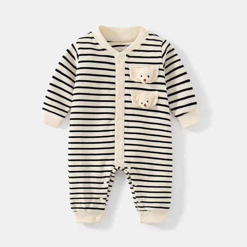 Детский весенний комбинезон для новорожденных, осеннее боди для выхода на улицу