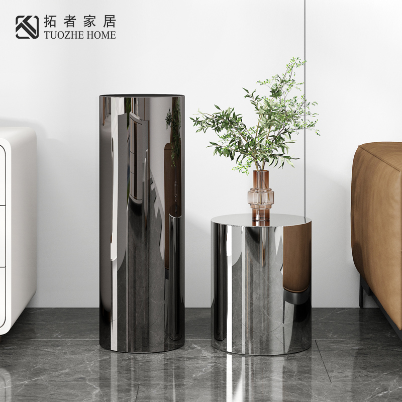 Premium Cylindrical Stainless Decor