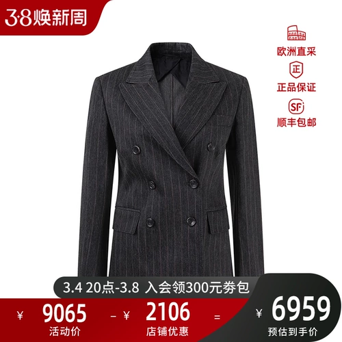 Женский пиджак в тонкую полоску MaxMara 19160139 OFRIDE