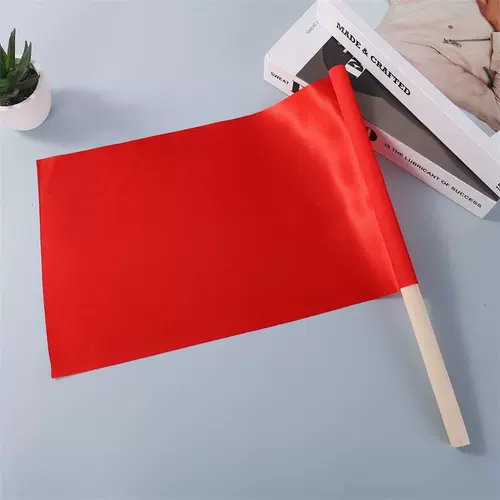 Детский детский сад бег утренние упражнения, реквизит Dance Red Flag Test маленький флаг
