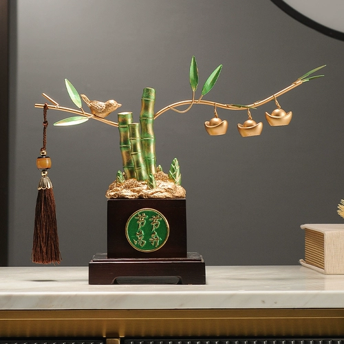 Новый шаг в стиле китайского стиля с бамбуковым качели офисная гостиная, ведущая высокоэффективная высокая высокая высокая дорожка, новая новая живая подарок