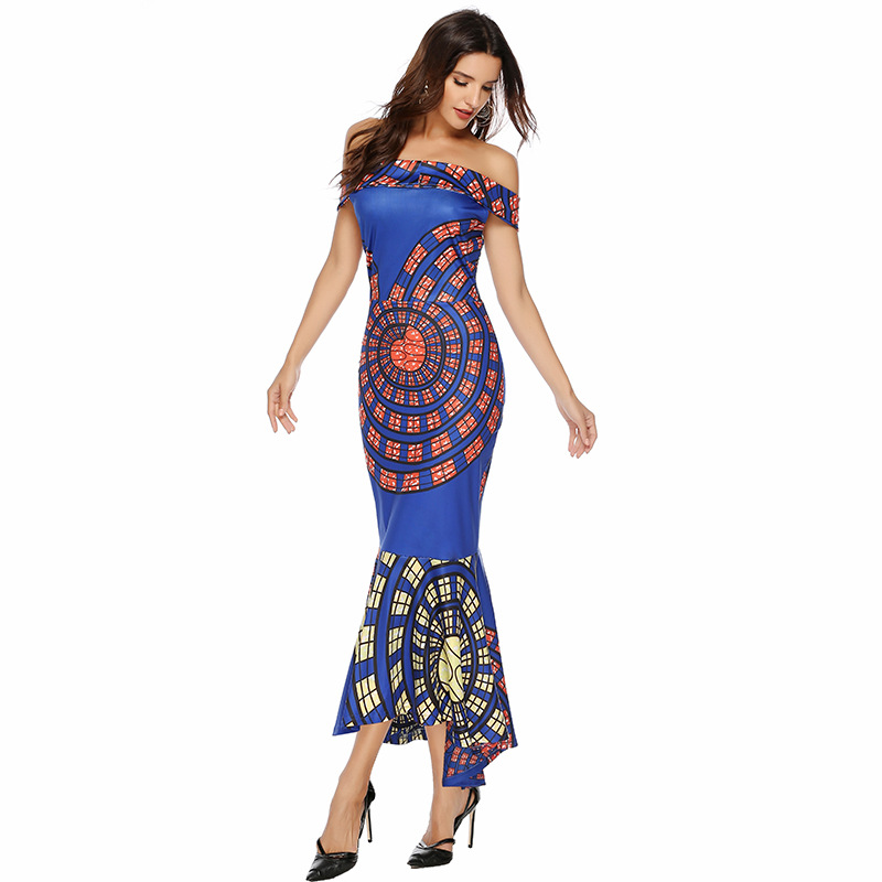 Off Shoulder Floral Bodycon Dress Sexy Elegant Comfortable Perfect for Parties and Special Occasions Wholesale