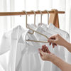 Collar Guard Clothes Hanger Household Adult Non-Slip Clothes Hanger Thickeneded Plastic Seamless Wide Shoulder Special Clothes Drying Rack Wholesale
