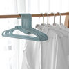 Collar Guard Clothes Hanger Household Adult Non-Slip Clothes Hanger Thickeneded Plastic Seamless Wide Shoulder Special Clothes Drying Rack Wholesale