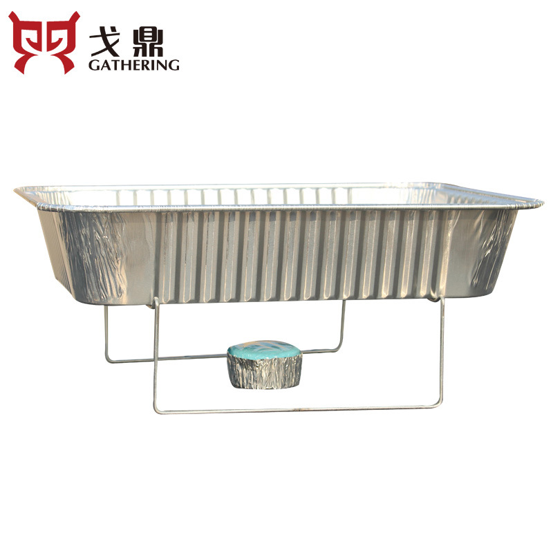 4900ml grilled fish takeaway lunch box household aluminum foil plate disposable packing box crayfish tin paper box with lid