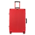 Passionate red-retro aluminum frame pc trolley case