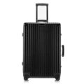 Modern black-retro aluminum frame pc trolley case