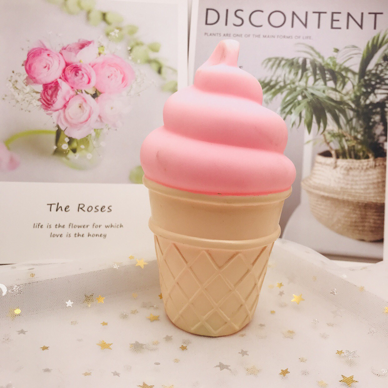 ins热卖款星星云朵太阳独角兽冰淇淋小夜灯 儿童房装饰发光玩具