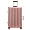 Rose gold-retro aluminum frame pc trolley case