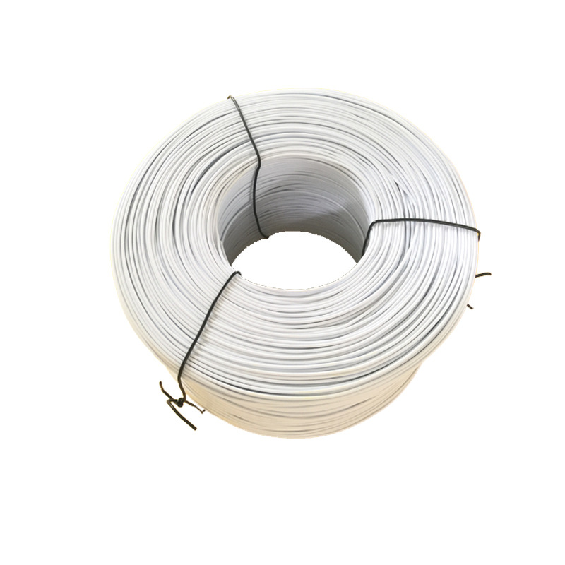 Transparent coated iron wire round tie line whole roll 0.5 galvanized wholesale rabbit ear modeling doll shaped strip diy cord