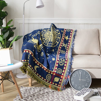 Starry Sky Non-Slip Sofa Blanket Sofa Towel Multi-Functional Double-Sided Thread Blanket Full Cover European Style Sofa Blanket Ready for Sale
