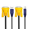 KVM dual-parallel USB printing cable + VGA cable 21UA/41UA usb kvm switch cable 1.5 m