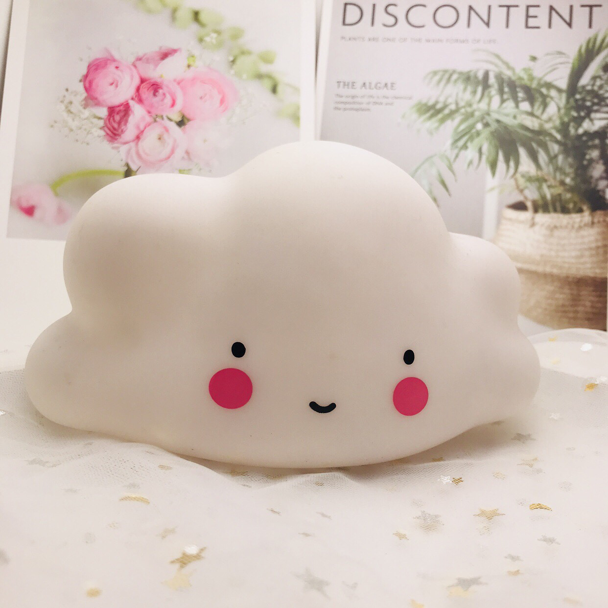 ins热卖款星星云朵太阳独角兽冰淇淋小夜灯 儿童房装饰发光玩具