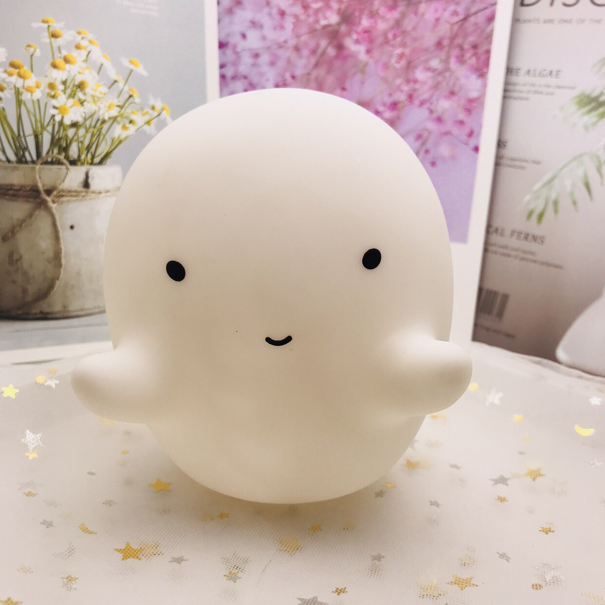 ins热卖款星星云朵太阳独角兽冰淇淋小夜灯 儿童房装饰发光玩具