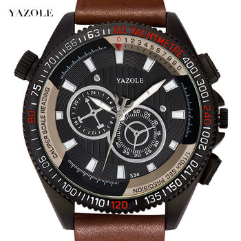 334 Guangzhou Watch Trendyy Outdoor Sports Middle School Student Watch Belt Quartz Watch Men's Watch Personalized Large Dial