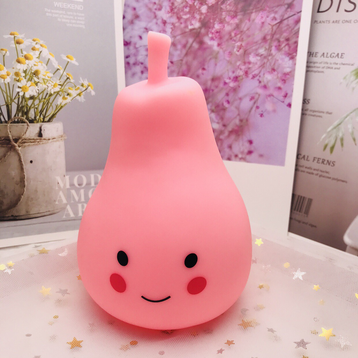 ins热卖款星星云朵太阳独角兽冰淇淋小夜灯 儿童房装饰发光玩具