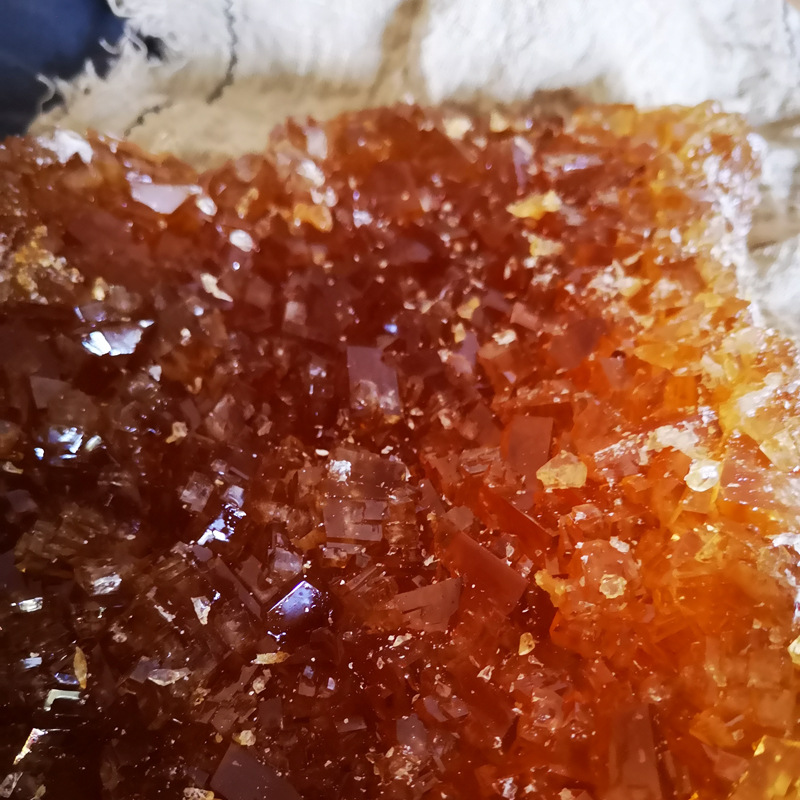 Yunnan Old Rock Sugar Soil Rock Sugar Yellow Small Capsuless Sugar Cane Polycrystalline Block 10kg Whole Box Shipped Bulk Wholesale Soybeans