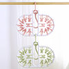 Jane comb 32 clip multifunctional round thick foldable underwear drying rack New PP drying rack manufacturers wholesale
