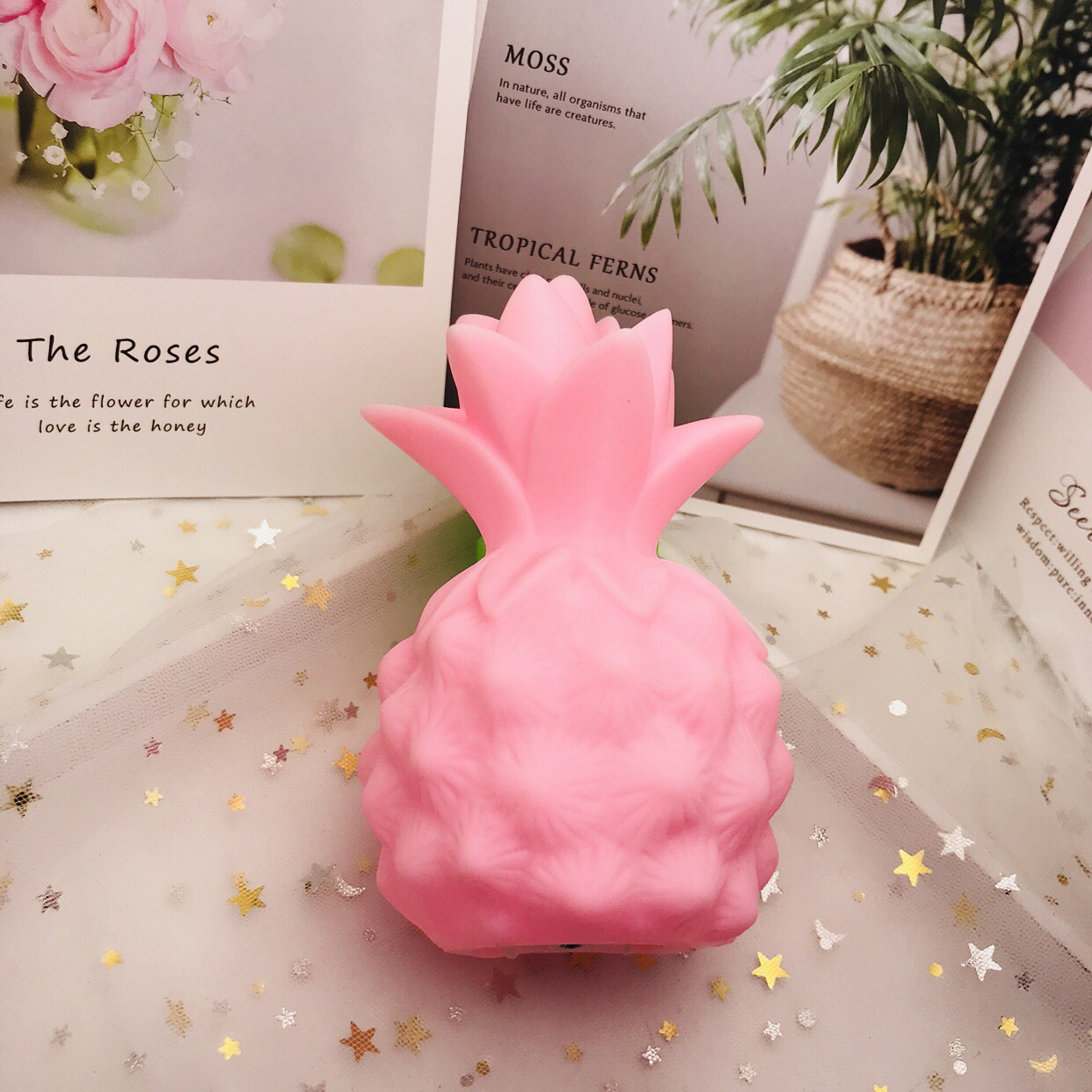 ins热卖款星星云朵太阳独角兽冰淇淋小夜灯 儿童房装饰发光玩具