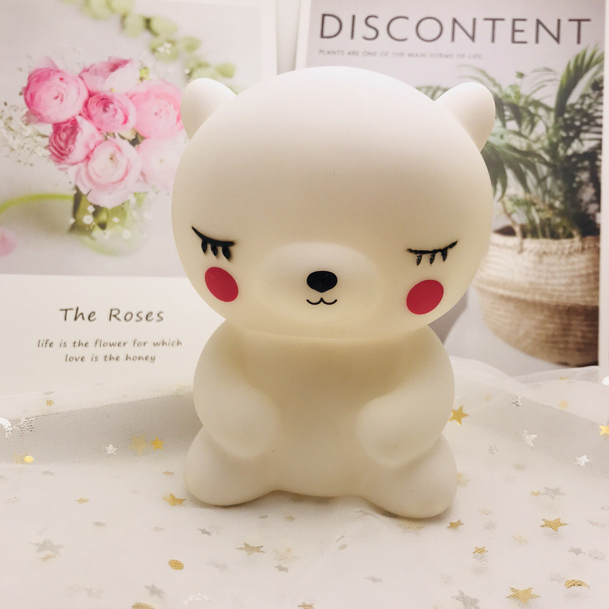 ins热卖款星星云朵太阳独角兽冰淇淋小夜灯 儿童房装饰发光玩具