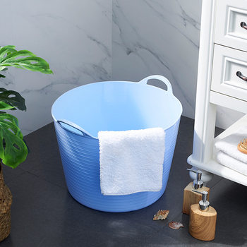 Creative Large Dirty Clothes Basket Laundry Basket Toy Storage Basket Storage Barrel Toy Basket Baby Bath Barrel