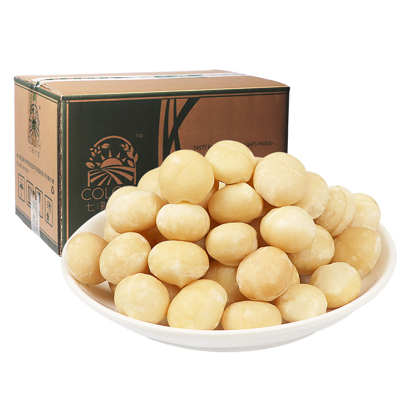 Colorful earth baking Hawaiian nuts light roasted original nut snacks baking raw materials 10kg/box