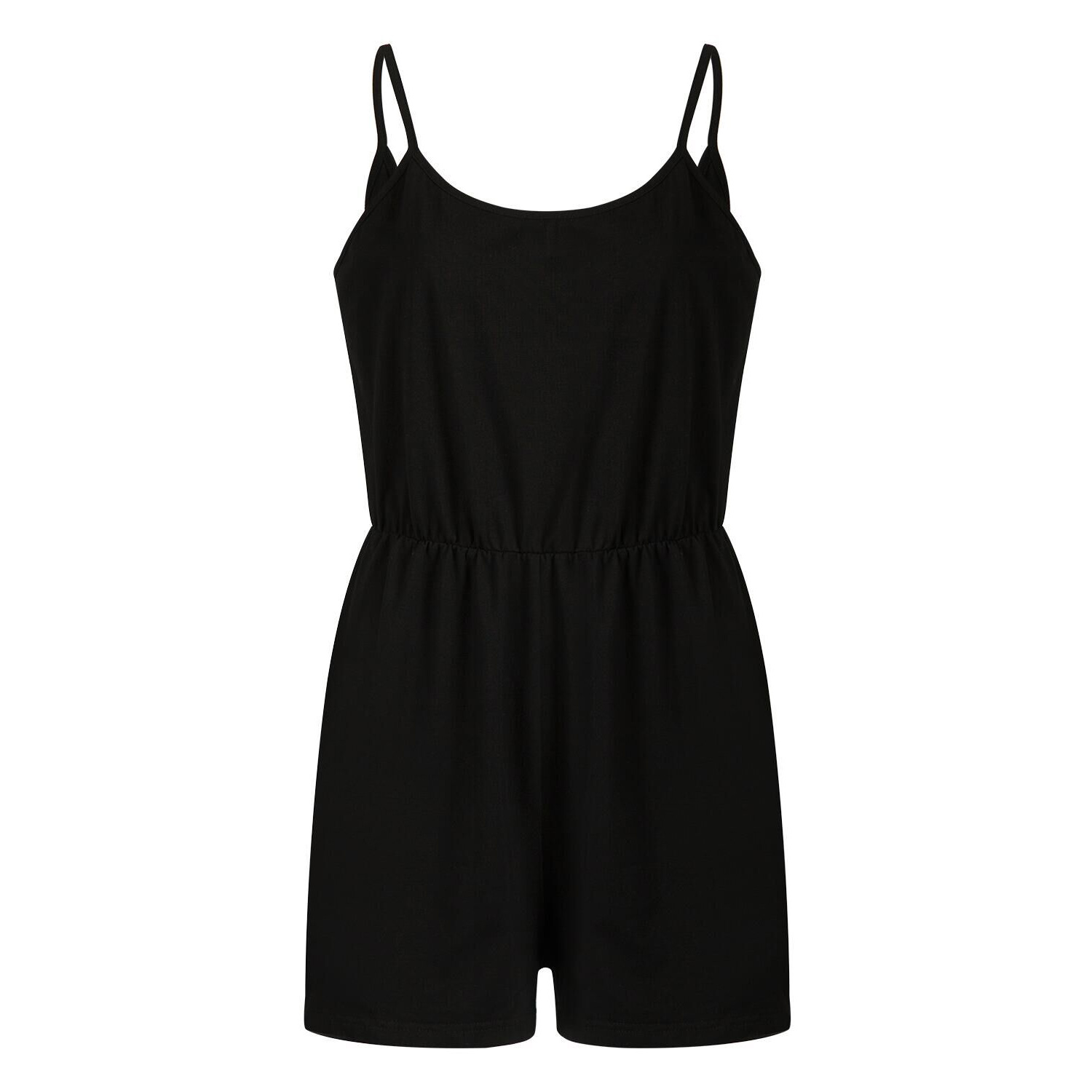 Striped Cotton Casual Jumpsuit Sleeveless Comfortable Fit Summer Style Wholesale Available customizable