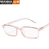 Douyin Spelling Duoduo Small Frame Glasses Frame Fashionable Transparent Color Square Glasses Frame Women's Anti-Blue Light Glasses 2821