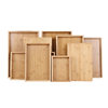 Japanese bamboo rectangular tea tray household wooden plate fruit bread solid wood tray spot wholesale