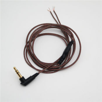 Hot-selling high-end semi-transparent gray Astre earphone wire with MP3 earphone wire DIY fever earphone wire semi-finished product