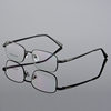 Factory wholesale titanium alloy thick gold plating metal glasses frame can be installed presbyopic glasses frame 3008