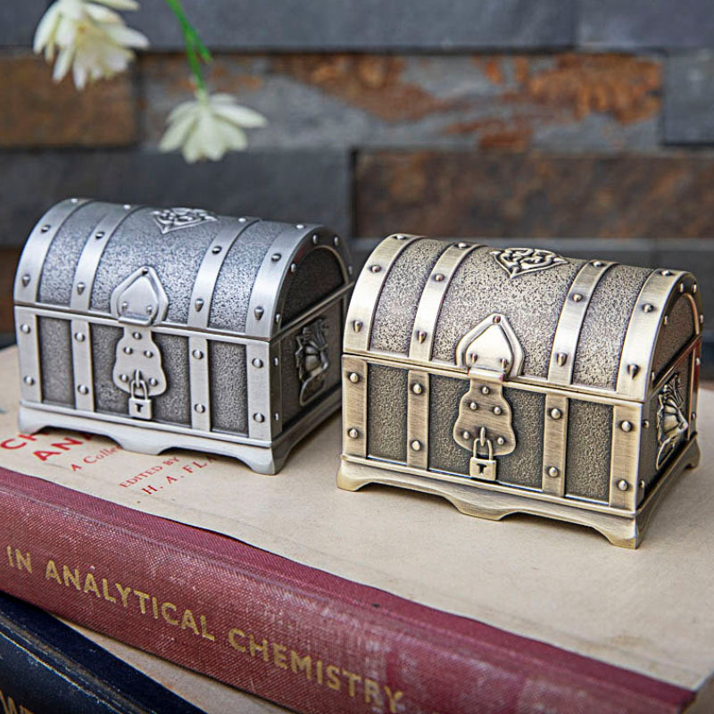 Metal European creative jewelry box retro pirate treasure box jewelry storage box a generation of cross-border foreign trade