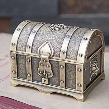 Metal European creative jewelry box retro pirate treasure box jewelry storage box a generation of cross-border foreign trade