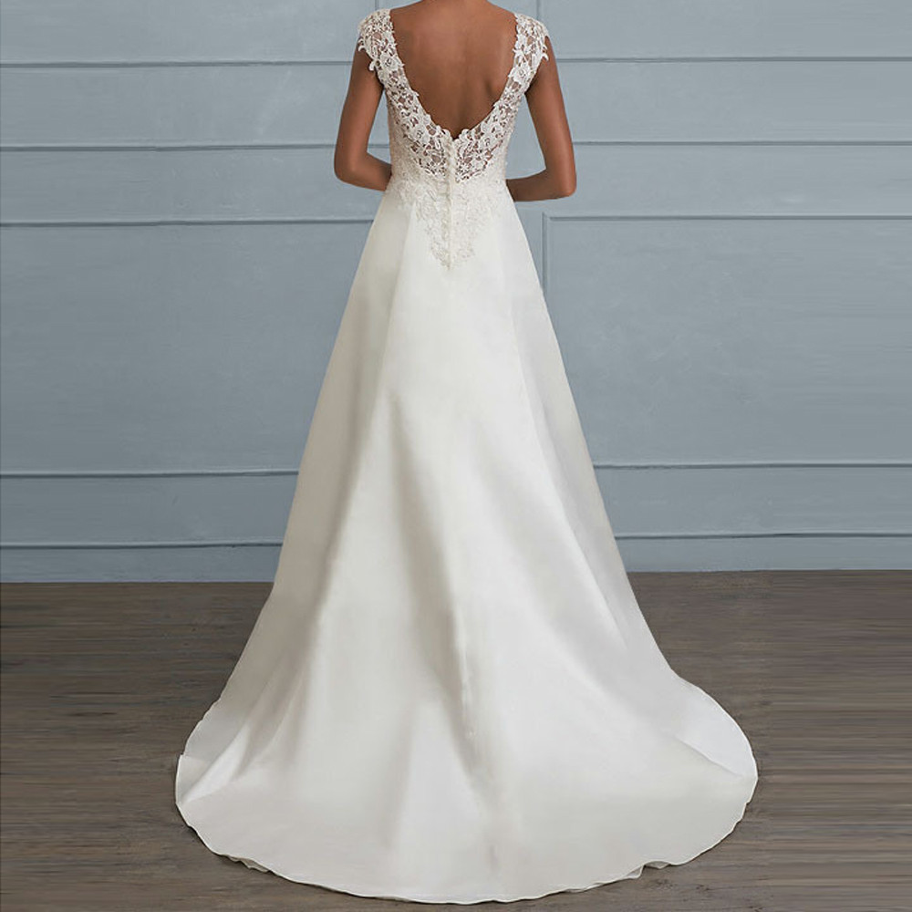 Lace Trimmed Backless Maxi Dress Solid Color Sleeveless Elegant Design Perfect for Weddings and Formal Events OEM