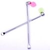 Jinda rimei 70117 bottled ear spoon rimei peach heart ear digging stainless steel ear pick creative small gift