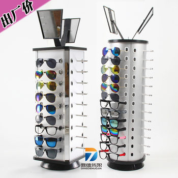 Wholesale Boutique Glasses Frame Counter Glasses Display Rack Rotatable Round Desktop Rack Boutique Sunglasses Glasses Shelf
