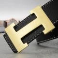 Black gold buckle