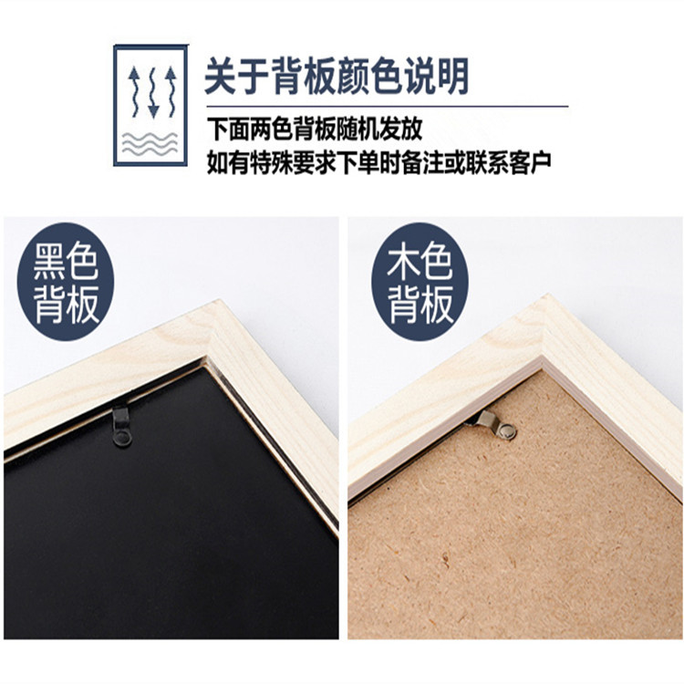 Square solid wood picture frame 6 inch 10 inch square 30 33 38 40 Table Wall photo frame puzzle frame wholesale