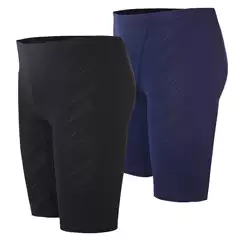 Swimming Pool Special Long-Lasting Anti-Chlorine Professional Swimming Trunks Mid-Leg Men's Swimming Trunks Five-Point Swimming Trunks Competitive Swimming Trunks